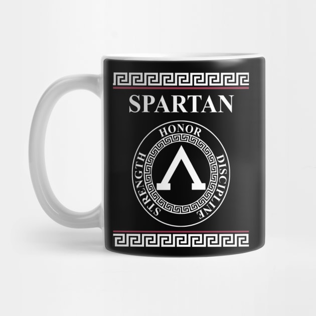 Spartan Ancient Greece Symbol of Sparta by AgemaApparel